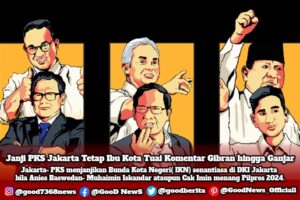 Janji PKS Jakarta Tetap Ibu Kota Tuai Komentar Gibran hingga Ganjar