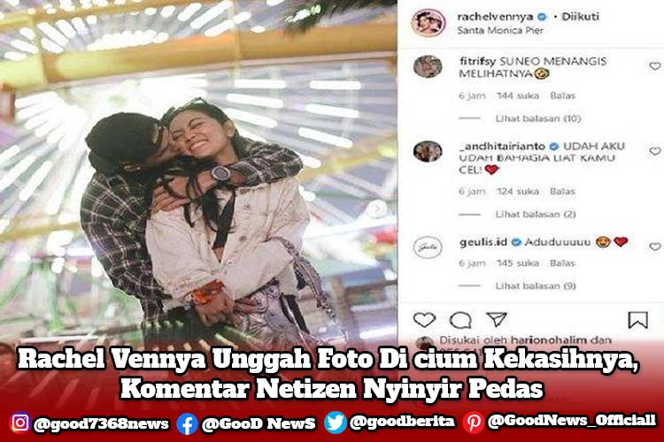 Rachel Vennya Unggah Foto Di cium Kekasihnya, Komentar Netizen Nyinyir Pedas