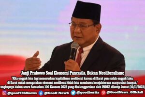 Janji Prabowo Soal Ekonomi Pancasila, Bukan Neoliberalisme