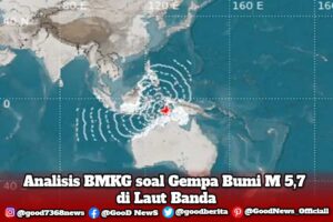 Analisis BMKG soal Gempa Bumi M 5,7 di Laut Banda