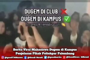 Berita Viral Mahasiswa Dugem di Kampus, Penjelasan Pihak Poltekpar Palembang