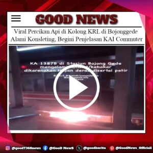 Viral Percikan Api di Kolong KRL di Bojonggede Alami Konsleting, Begini Penjelasan KAI Commuter