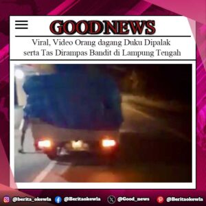 Viral, Video Orang dagang Duku Dipalak serta Tas Dirampas Bandit di Lampung Tengah