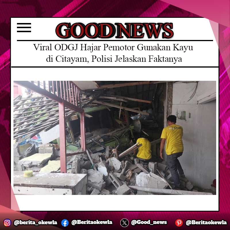 Viral ODGJ Hajar Pemotor Gunakan Kayu di Citayam, Polisi Jelaskan Faktanya