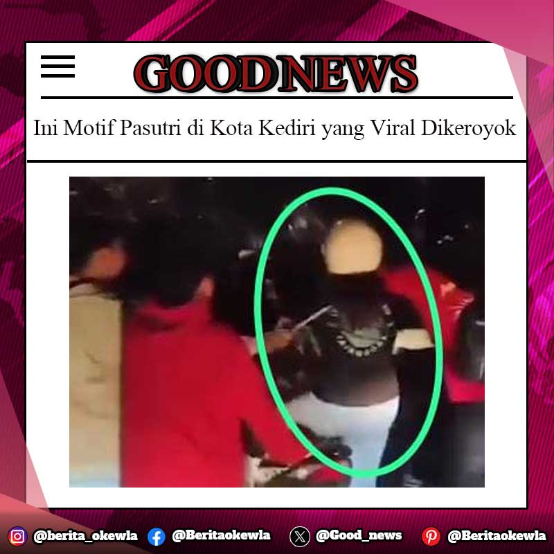 Ini Motif Pasutri di Kota Kediri yang Viral Dikeroyok