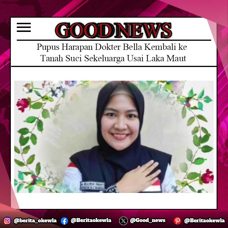 Pupus Harapan Dokter Bella Kembali ke Tanah Suci Sekeluarga Usai Laka Maut