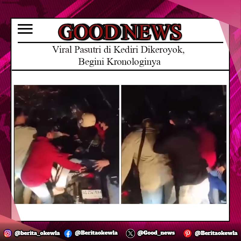 Viral Pasutri di Kediri Dikeroyok, Begini Kronologinya