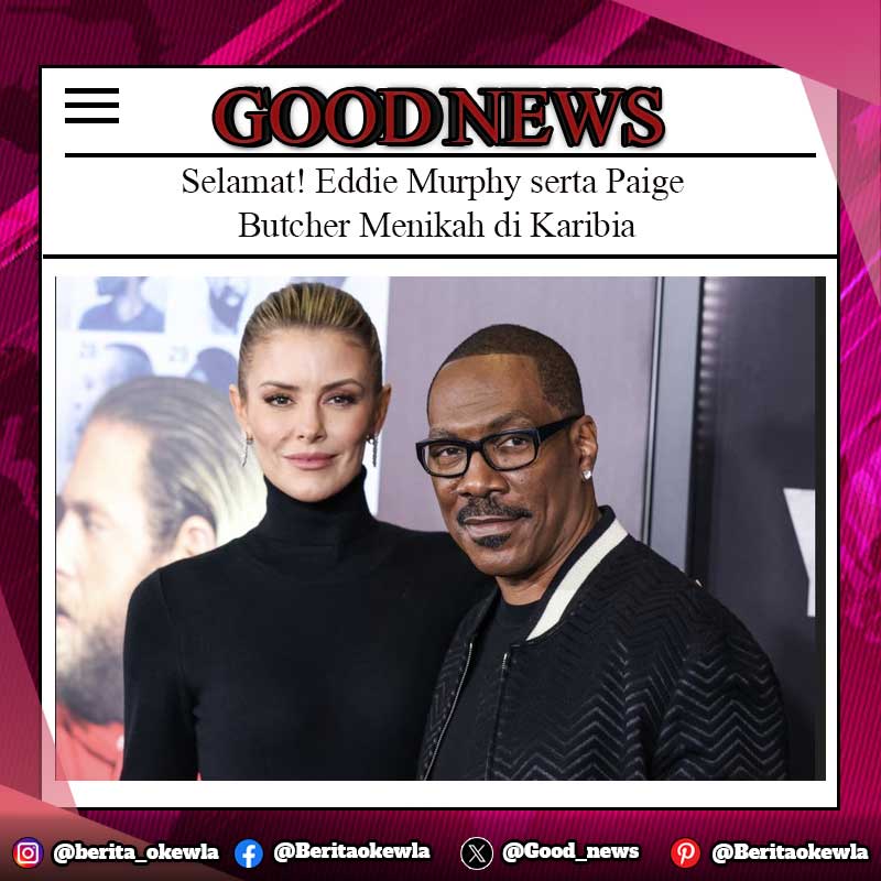 Selamat! Eddie Murphy serta Paige Butcher Menikah di Karibia