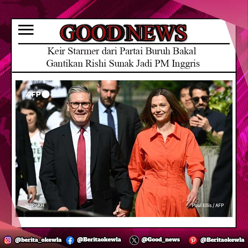 Keir Starmer dari Partai Buruh Bakal Gantikan Rishi Sunak Jadi PM Inggris