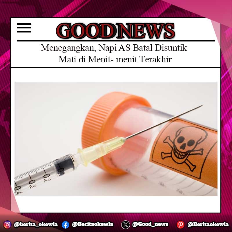 Menegangkan, Napi AS Batal Disuntik Mati di Menit- menit Terakhir